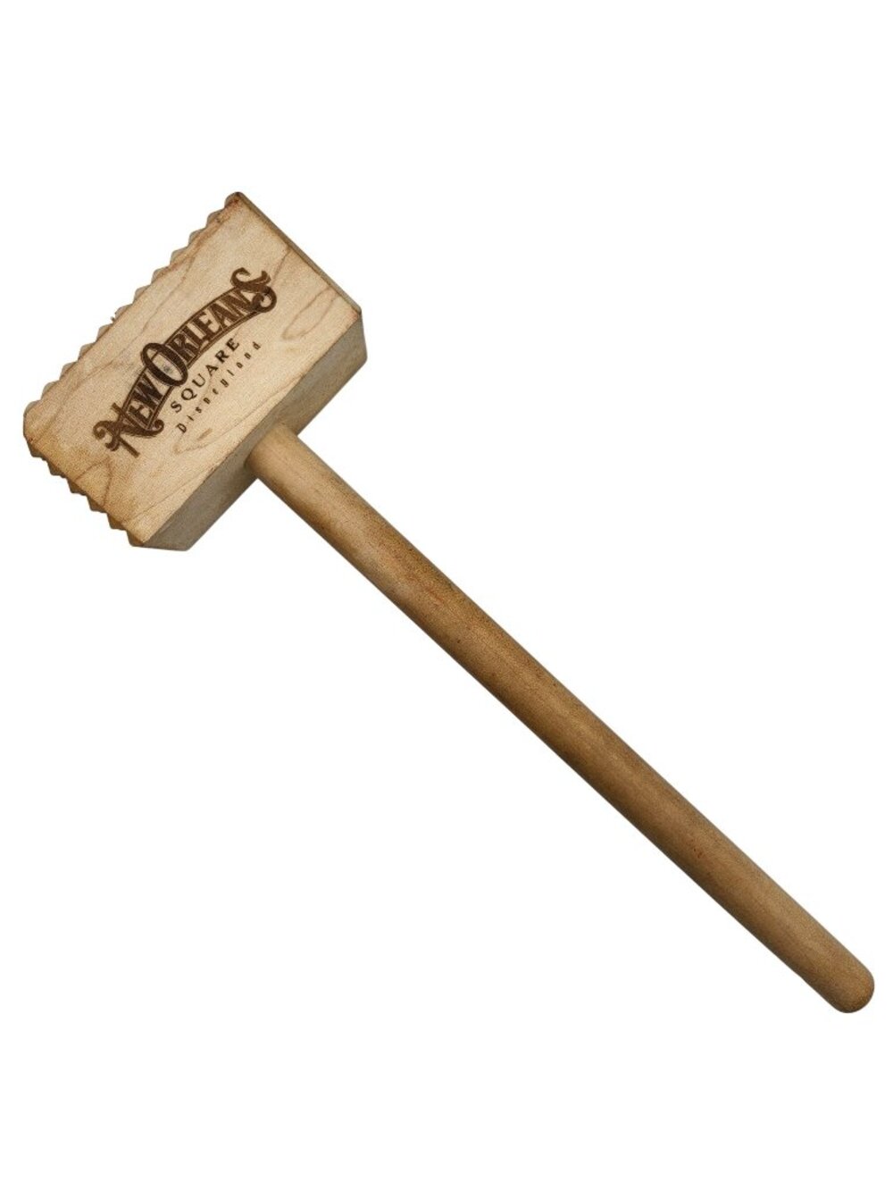Disneyland New Orleans Square Meat Tenderizer Mallet Wood Kitchen Tool Barbecue